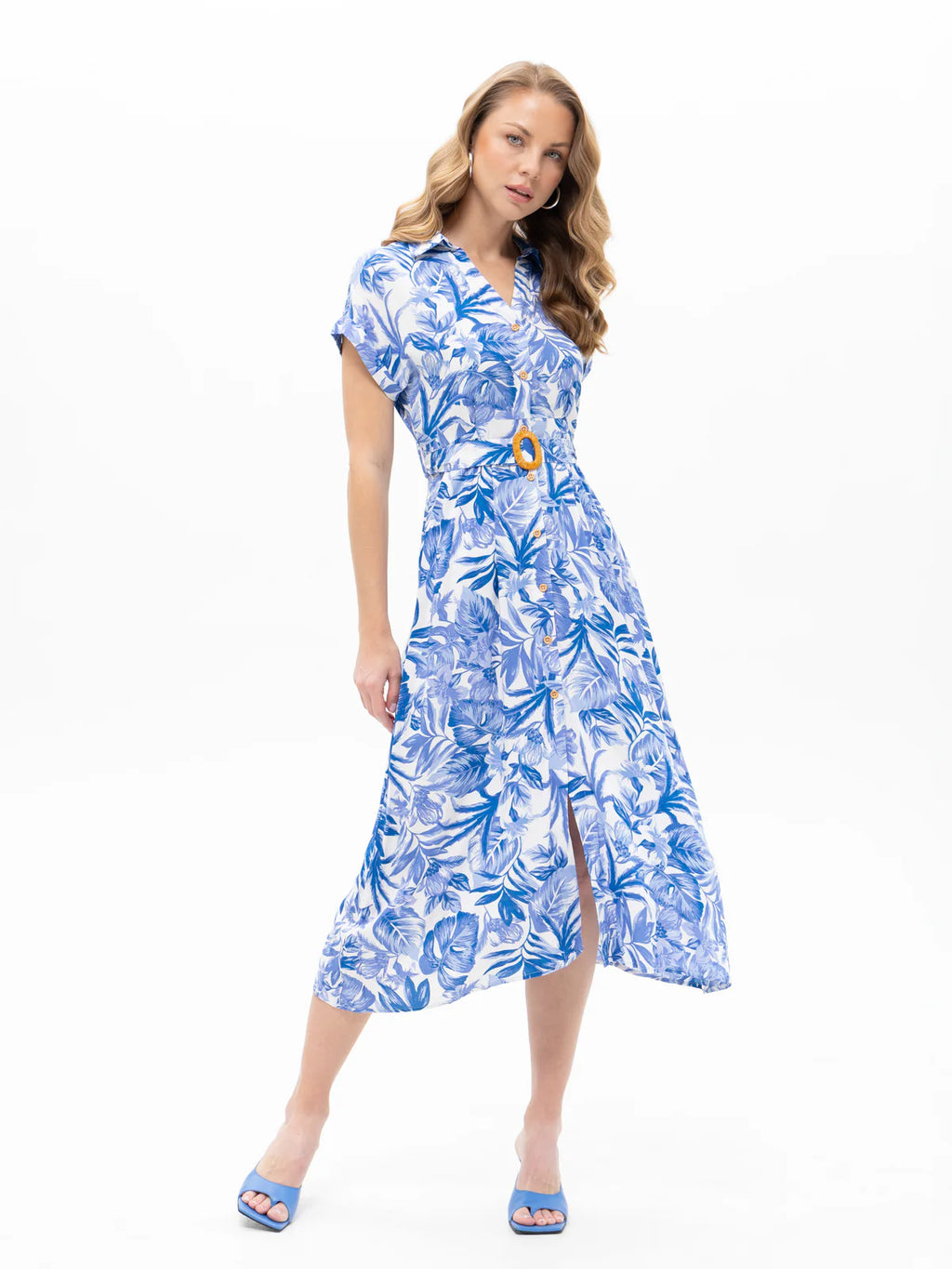 Blue Leaf Dress