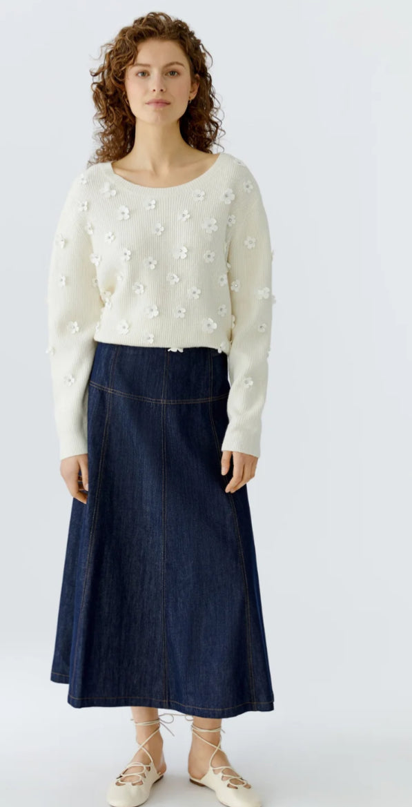 A-Line Denim Skirt
