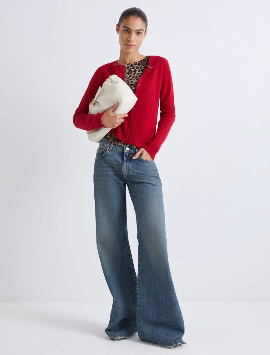 Wool-cashmere twin set