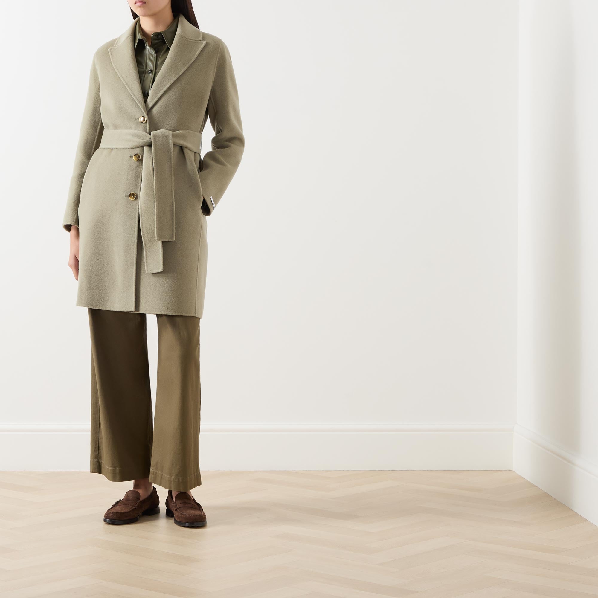 Biscuit Wool Mix Coat
