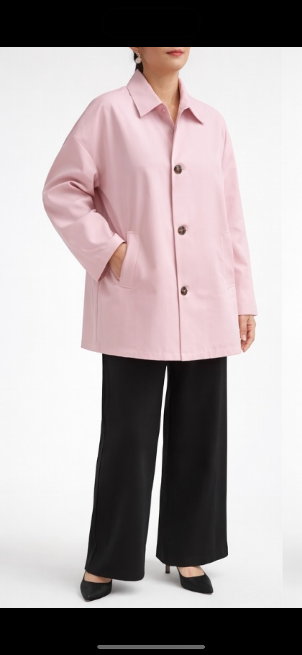Pink Trench Coat