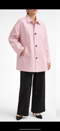 Pink Trench Coat