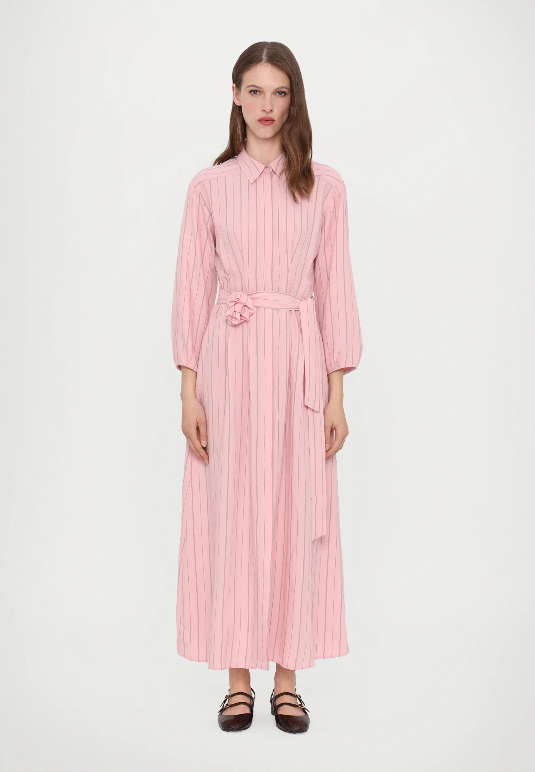 Pink Shirt Dress