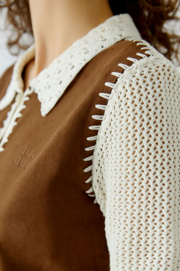 Chocolate S/S Cardigan