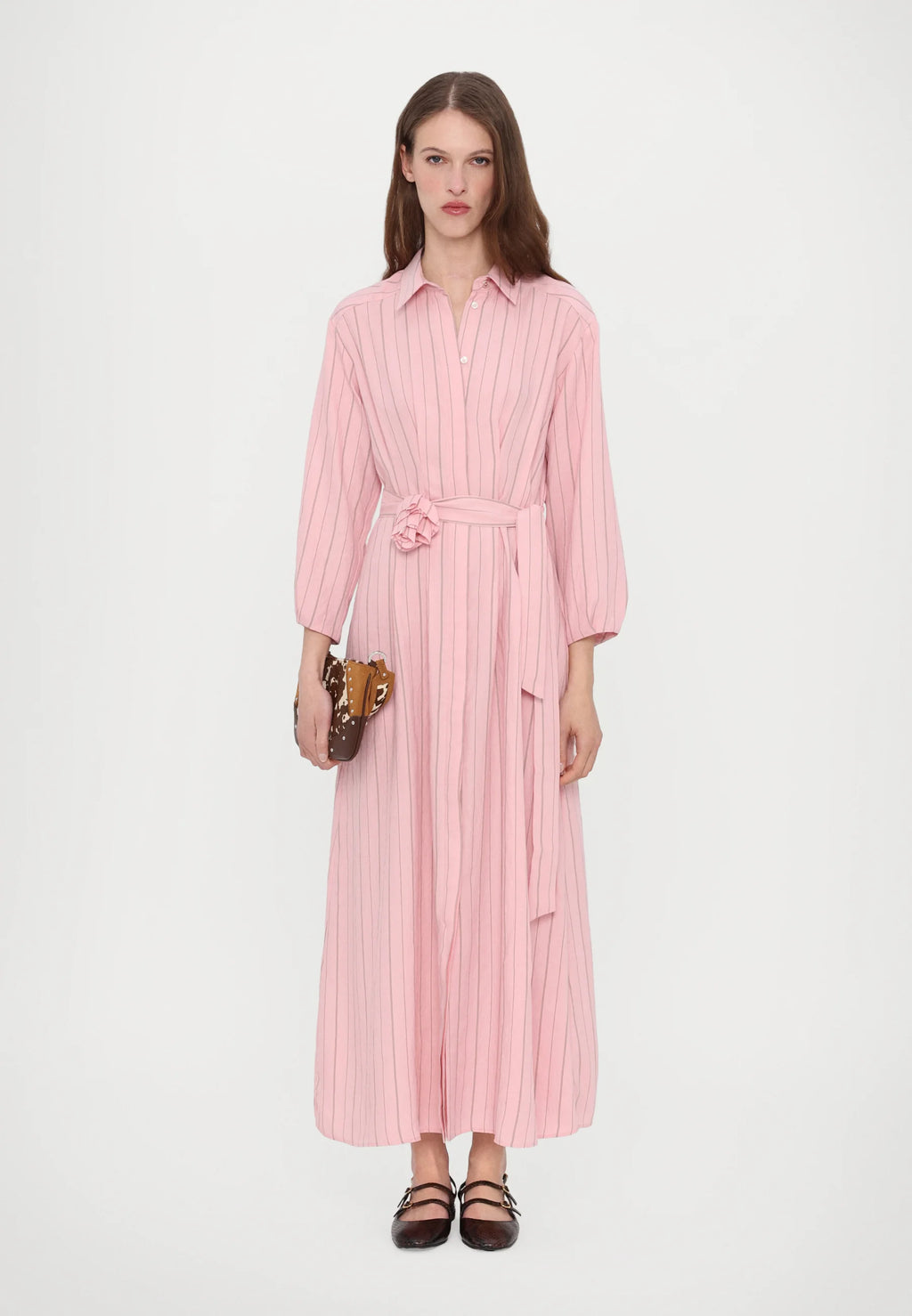 Pink Shirt Dress