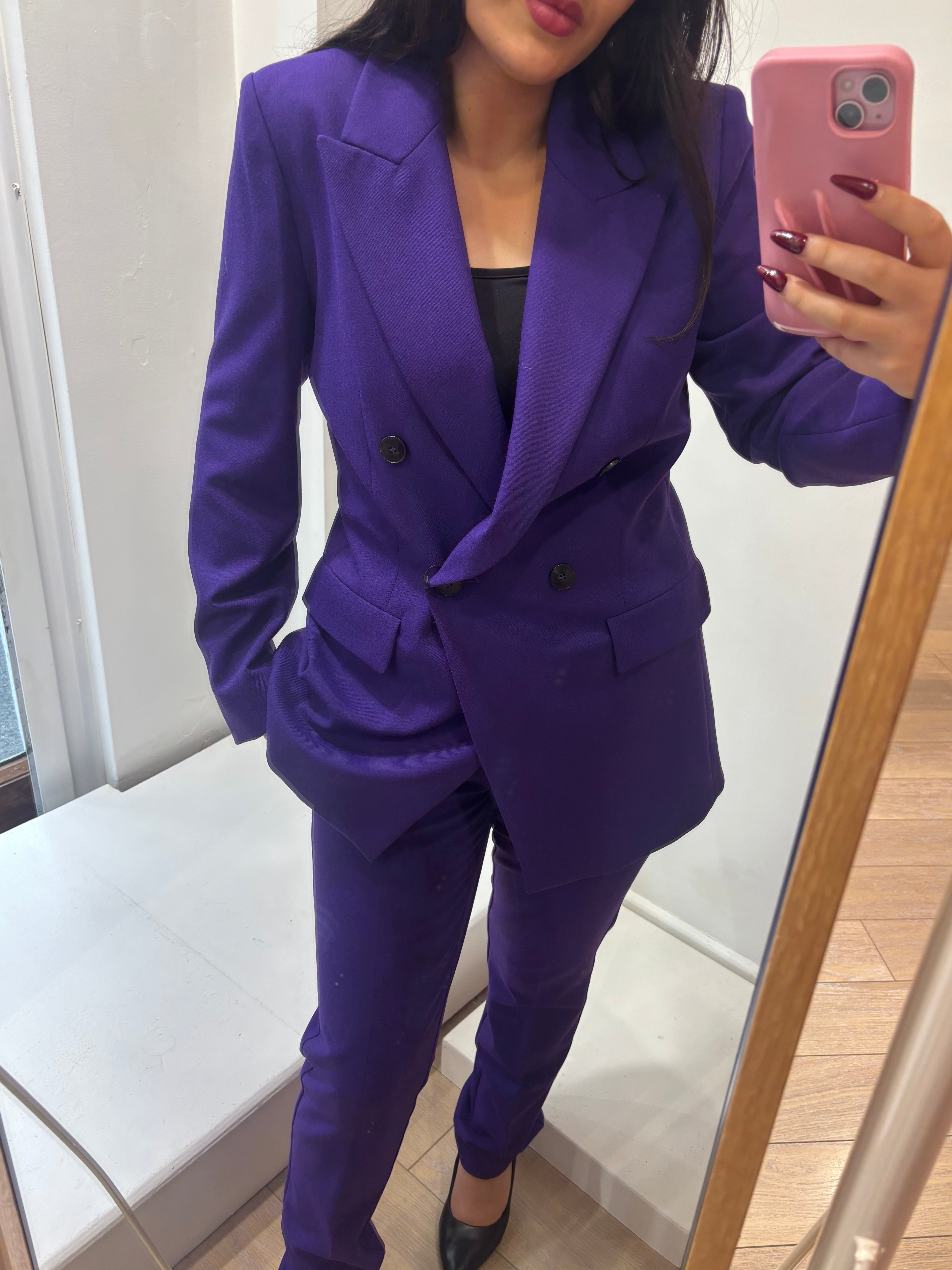Purple Trouser-suit