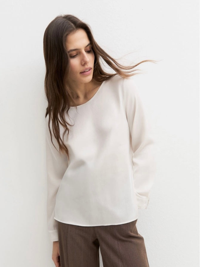 Cream Blouse