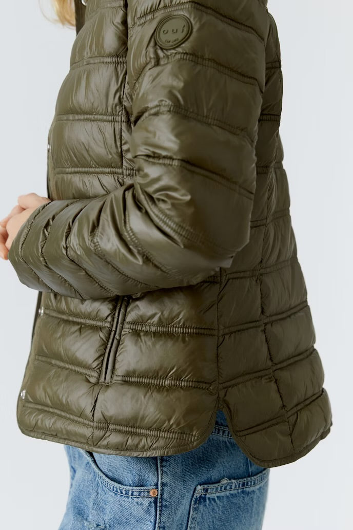 Khaki padded jacket