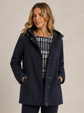 Navy Hooded Coat