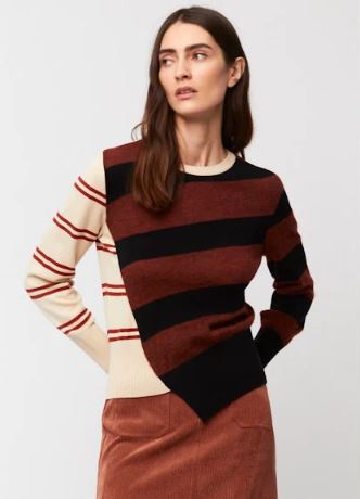 Aldo Martins Jean Brown Stripe Jumper