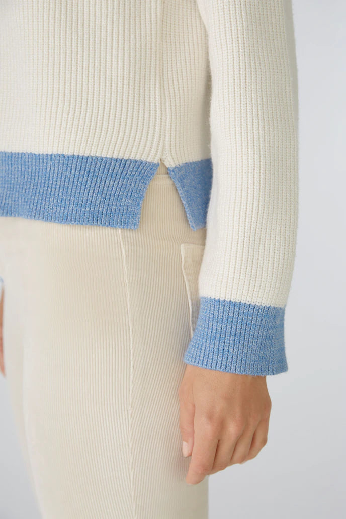 Oui Blue Sweater