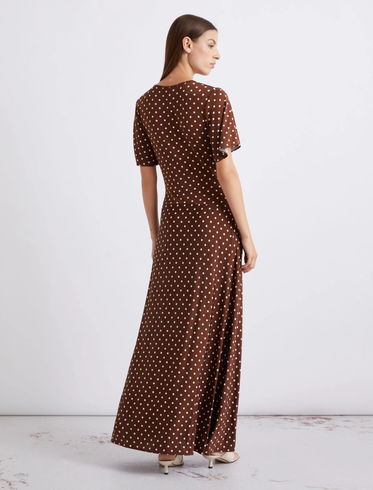 Chocolate Polka Dress