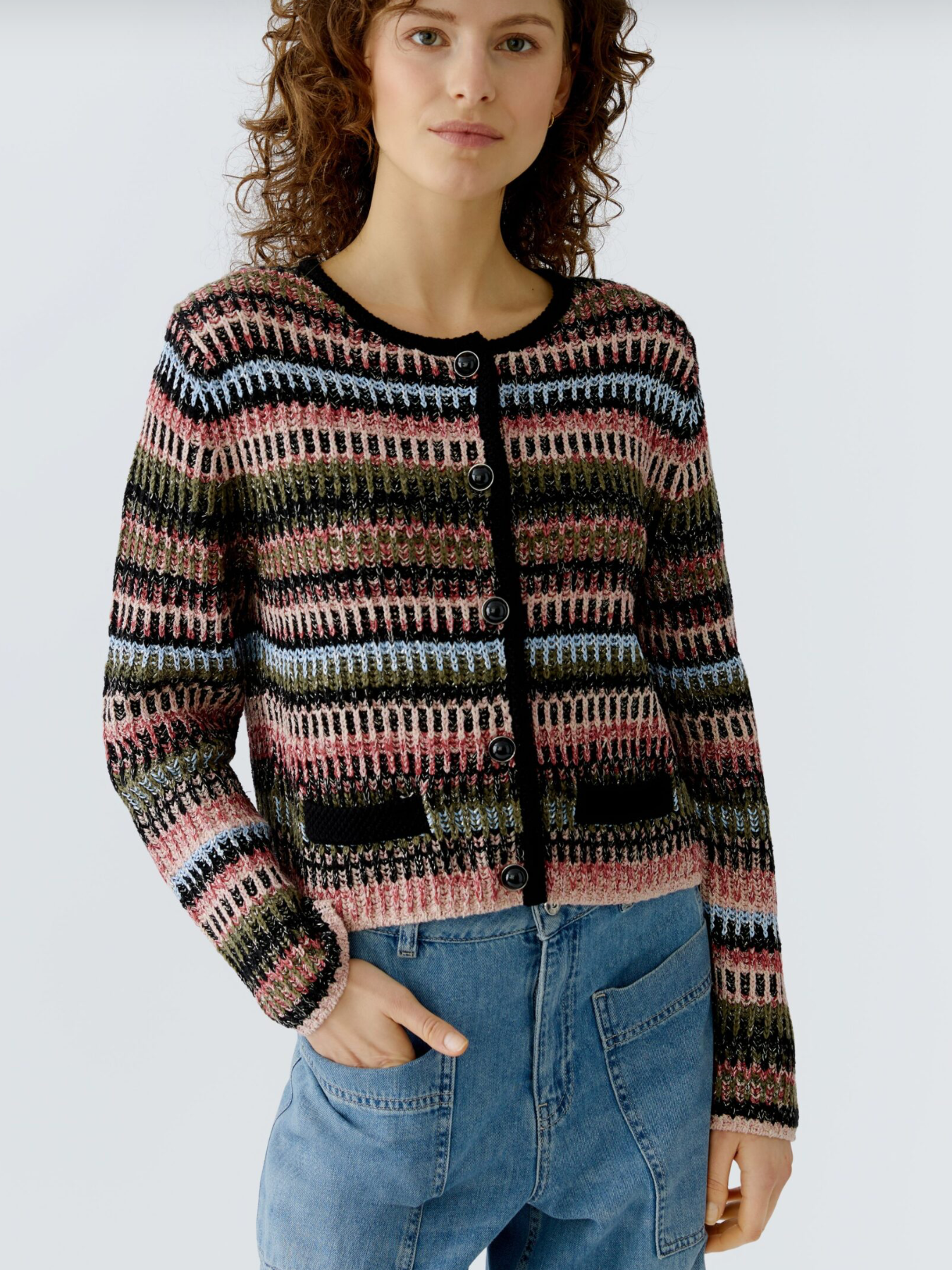 Multi Stripe Cardigan
