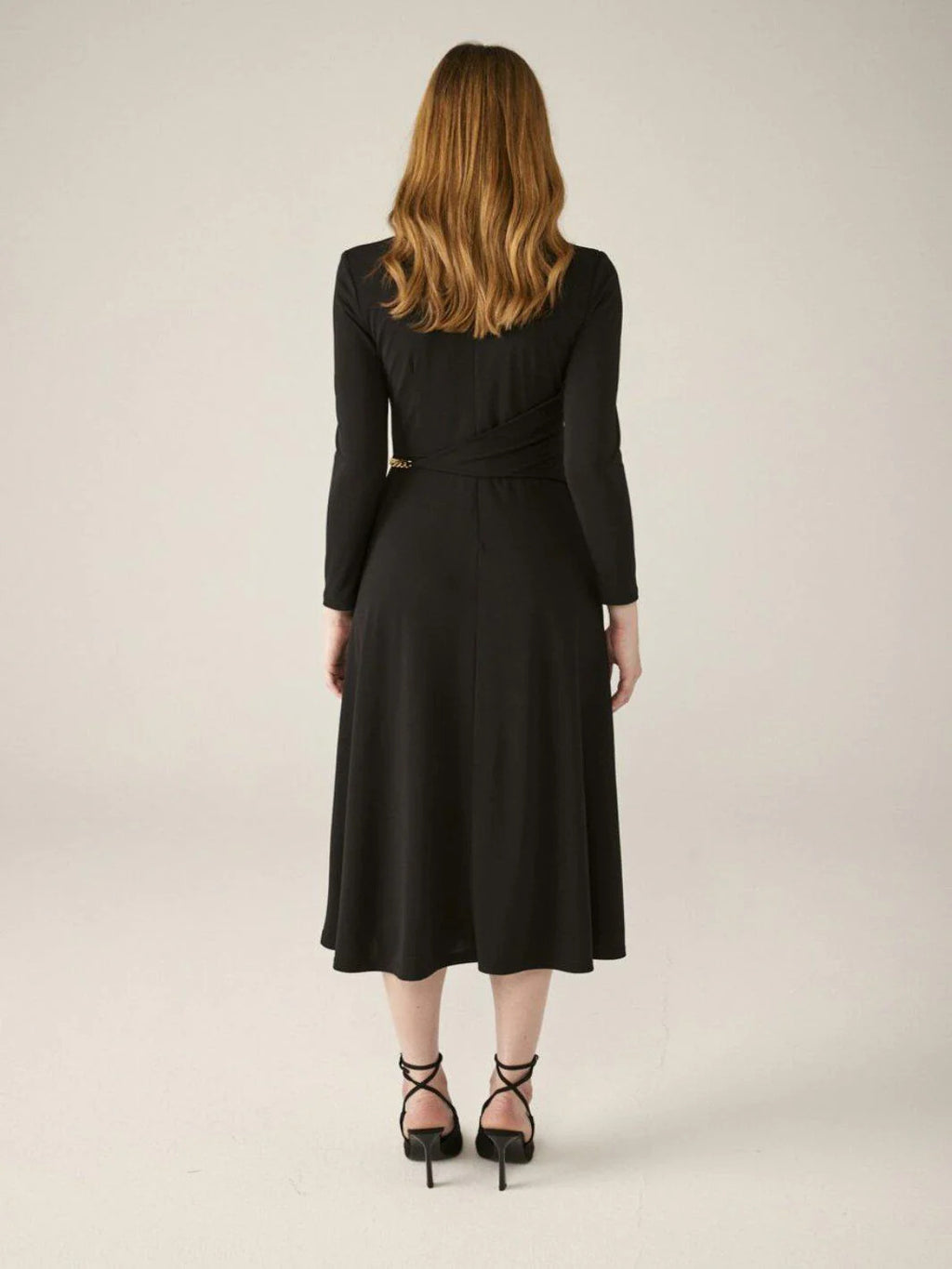 Carla Ruiz Black Chain Dress