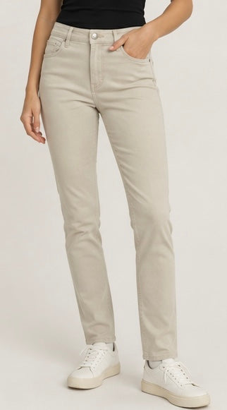Cream Jeggings