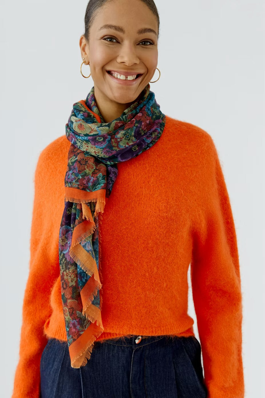Purple/Orange Scarf