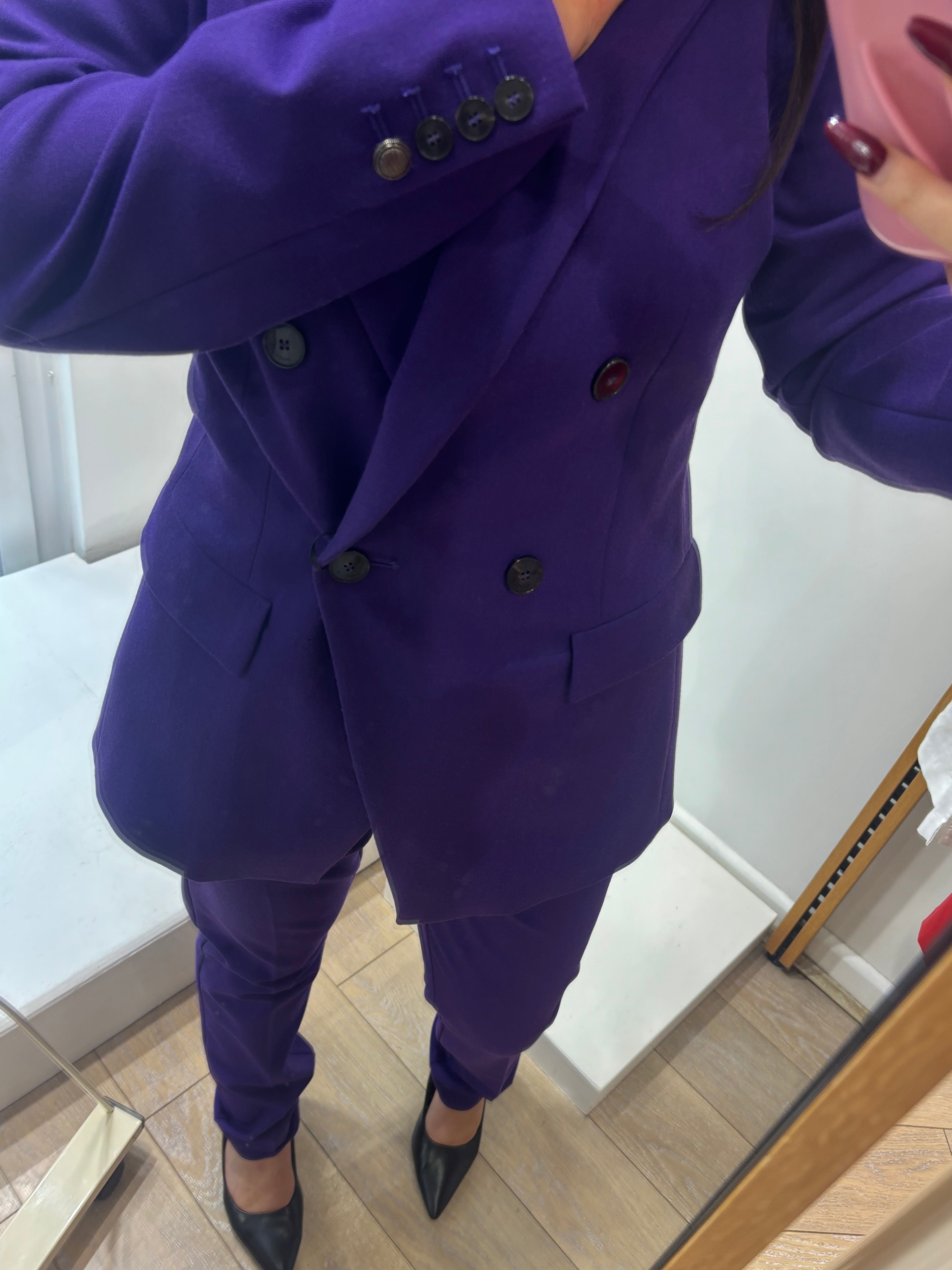 Purple Trouser-suit