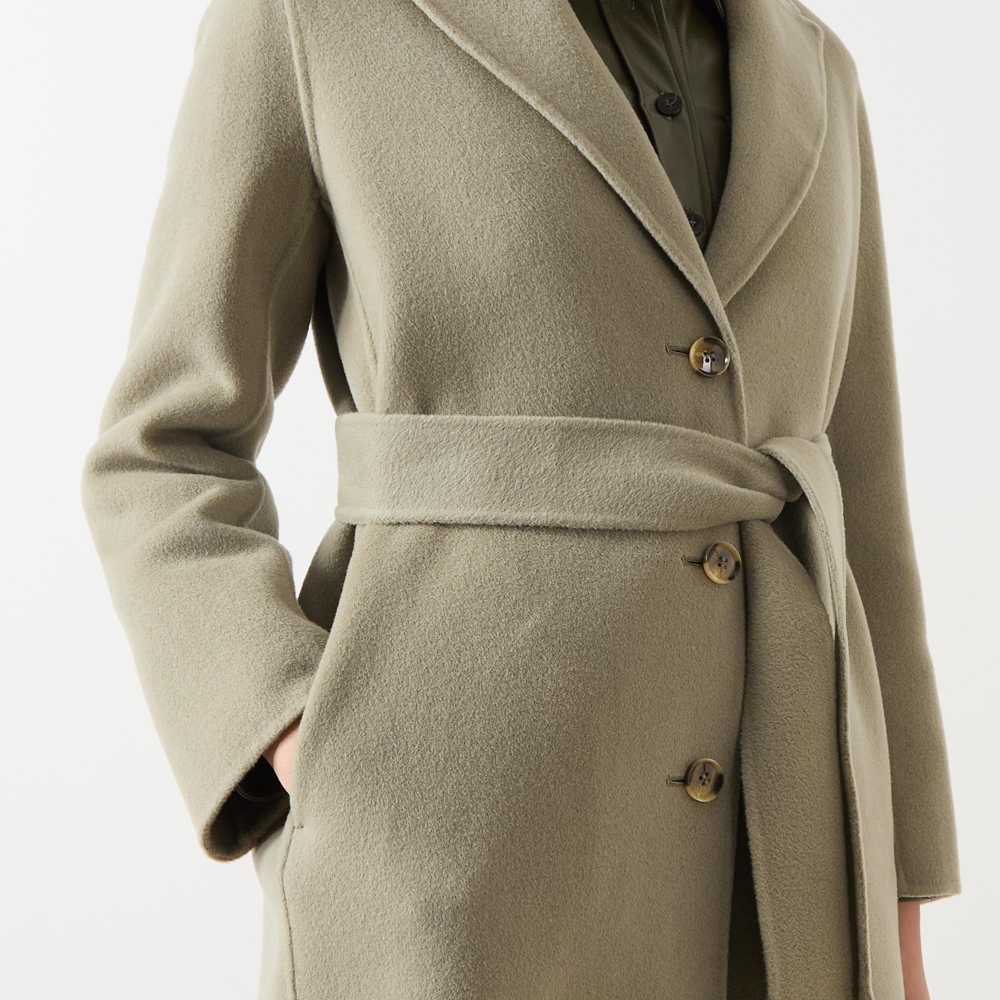 Biscuit Wool Mix Coat