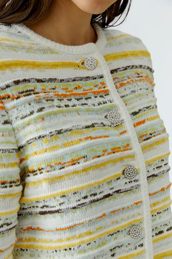 Lemon Print Short Jacket