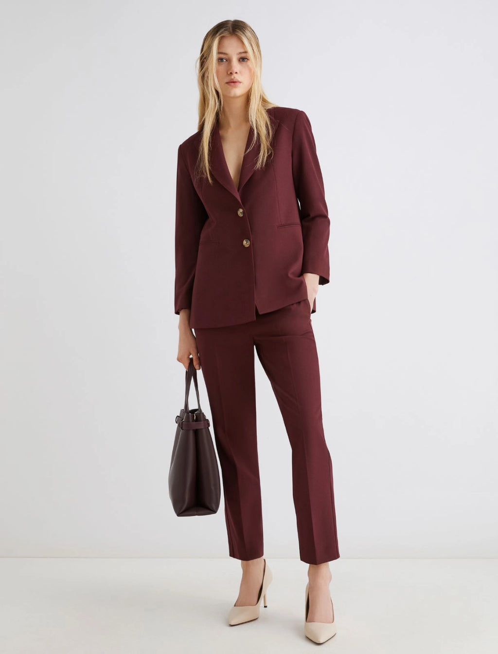 Wine Trouser-suit