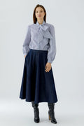 A-Line Denim Skirt