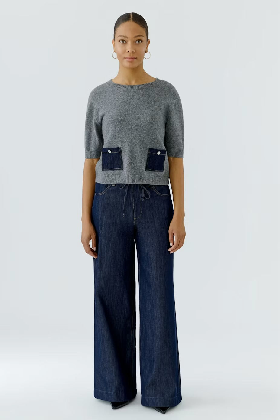 Grey SS Knit