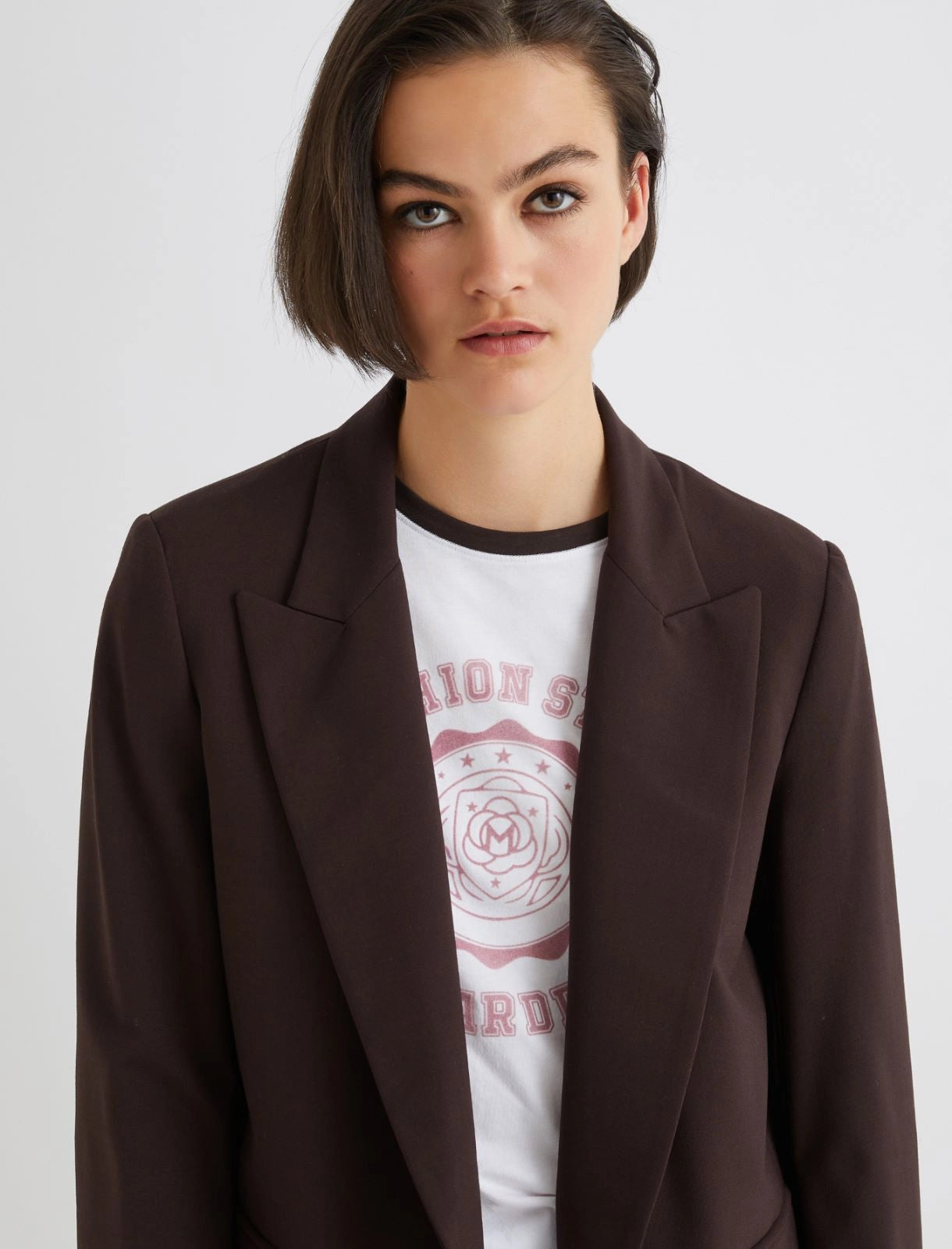 Chocolate Trouser-Suit