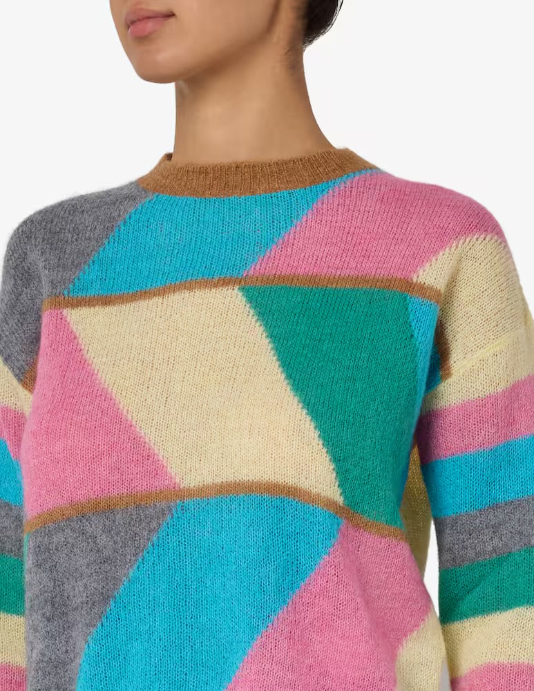 Multi Geometric Sweater