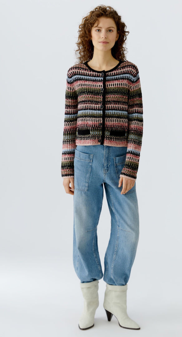 Multi Stripe Cardigan