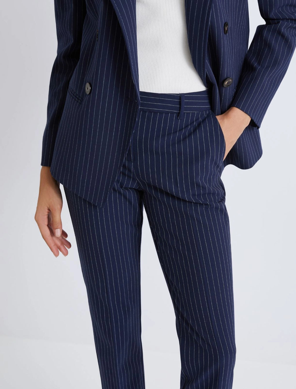 Navy Trouser-suit