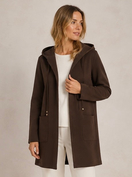 Chocolate Hooded Jacket