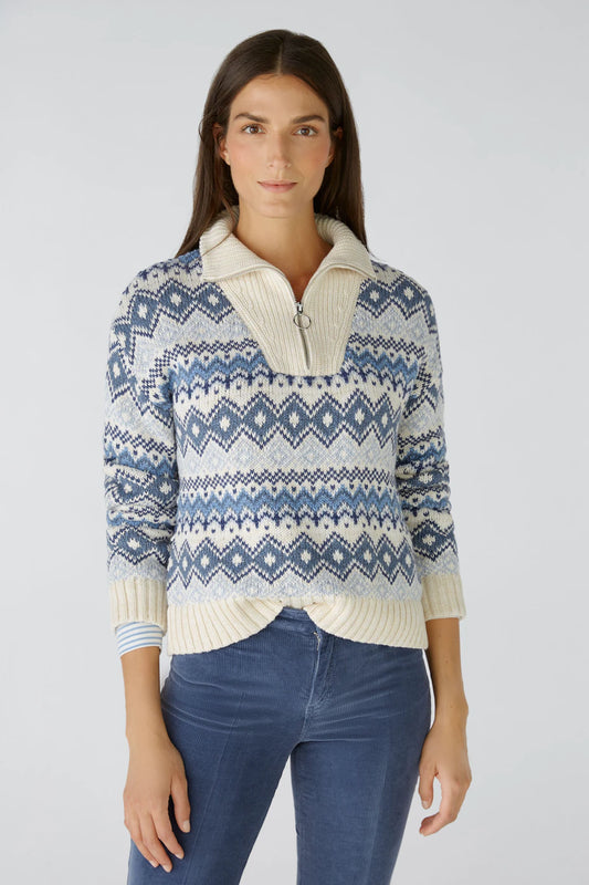 Oui Fair-isle Sweater