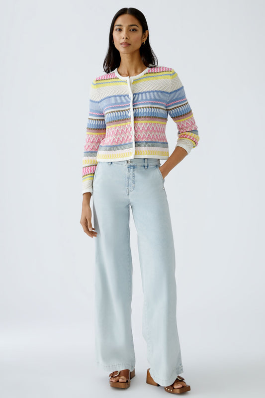 Pink and Blue Cardigan