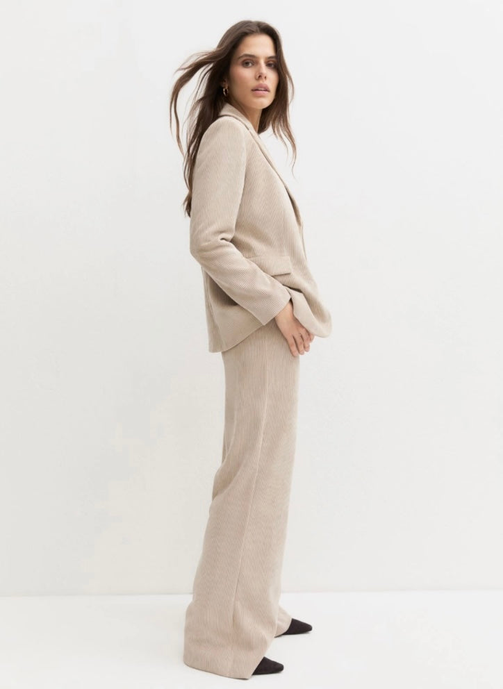 Cream Cord Trouser suit