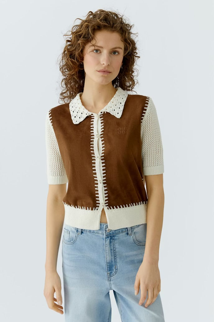 Chocolate S/S Cardigan
