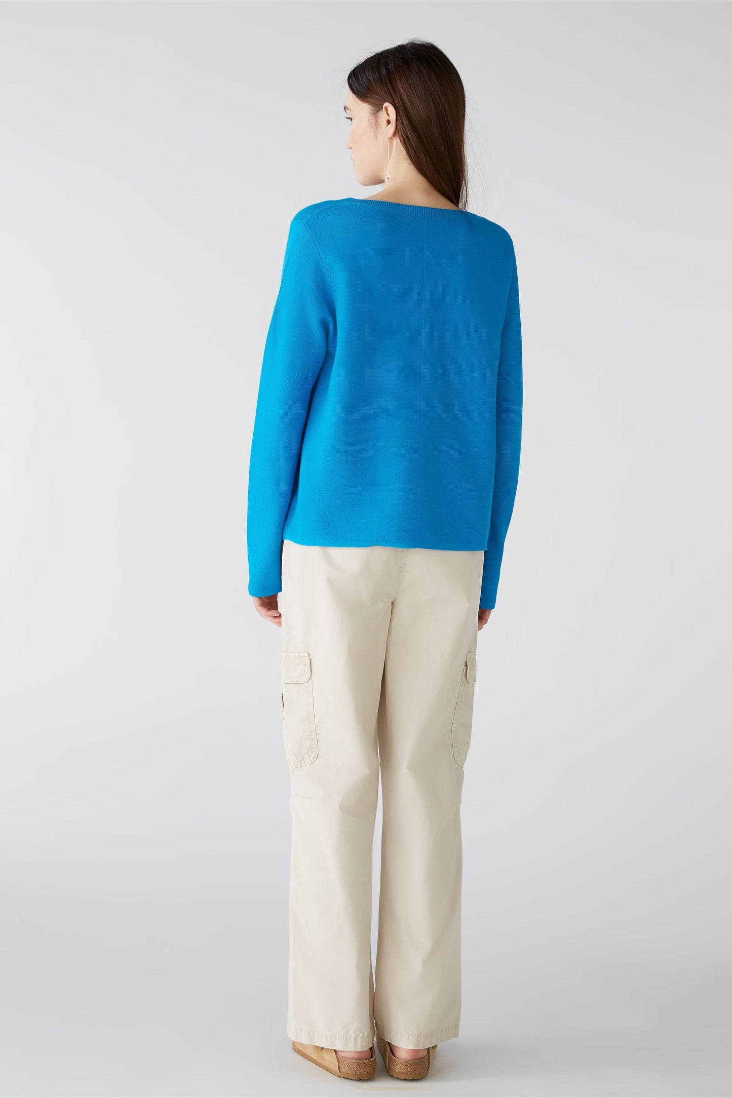 Oui Jewel Blue Sweater