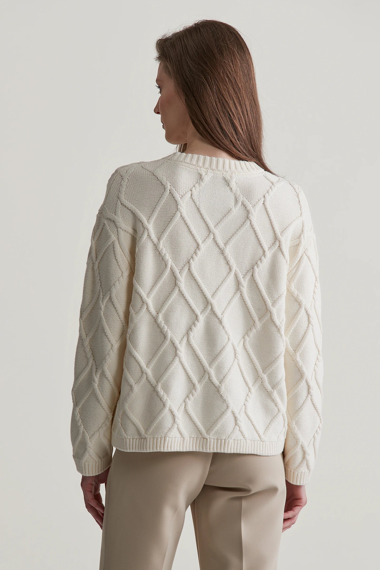 GANT Cream Chunky Knit