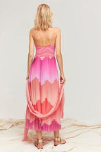 Load image into Gallery viewer, Aldo Martins Coral / Magenta Dress &amp; Matching Wrap (2 Piece)
